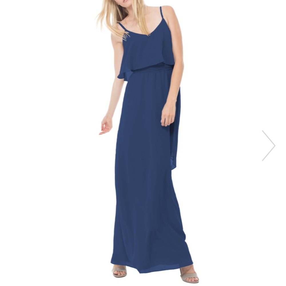 Navy Joanna August Formal Dress